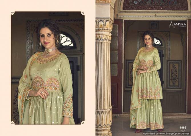 Amyra Riwaz Festive Wear Embroidery Salwar Kameez